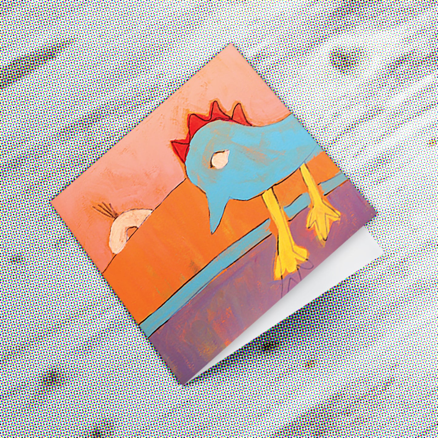 ART CARD - BIG CHICKEN SERIES "GEORGE"